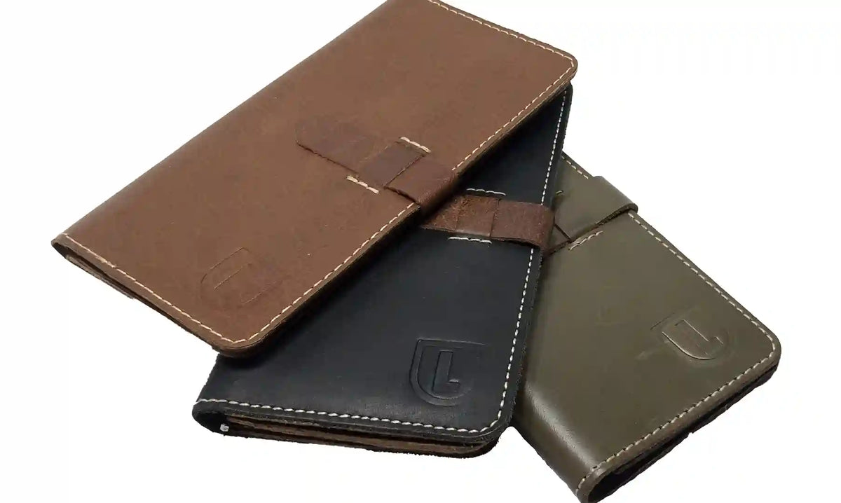 Italic UniSex Knot Wallet-Fabric Less Pull Up Leather