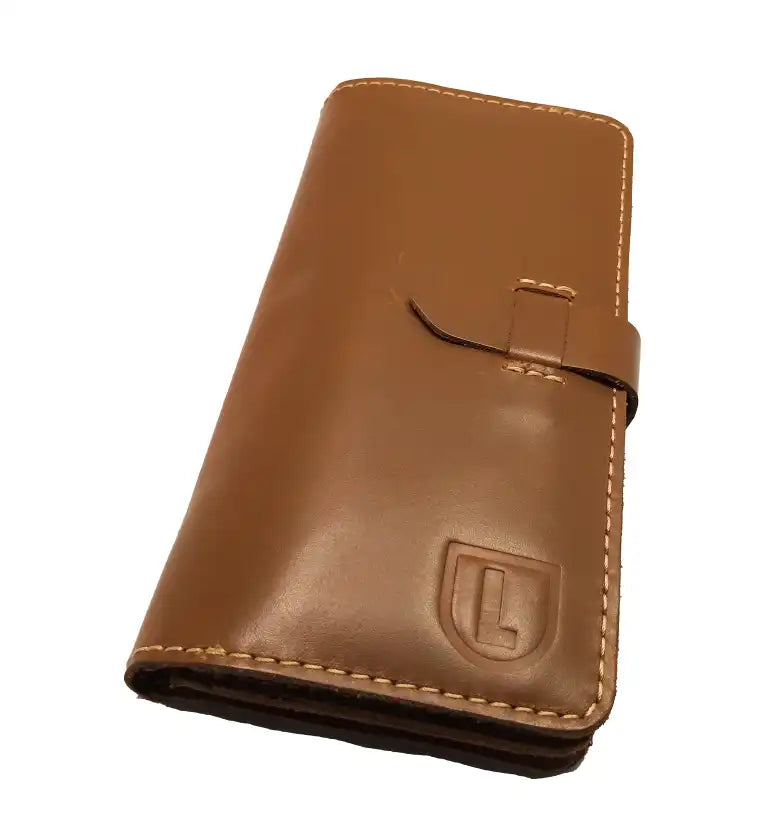 Italic UniSex Knot Wallet-Fabric Less Pull Up Leather